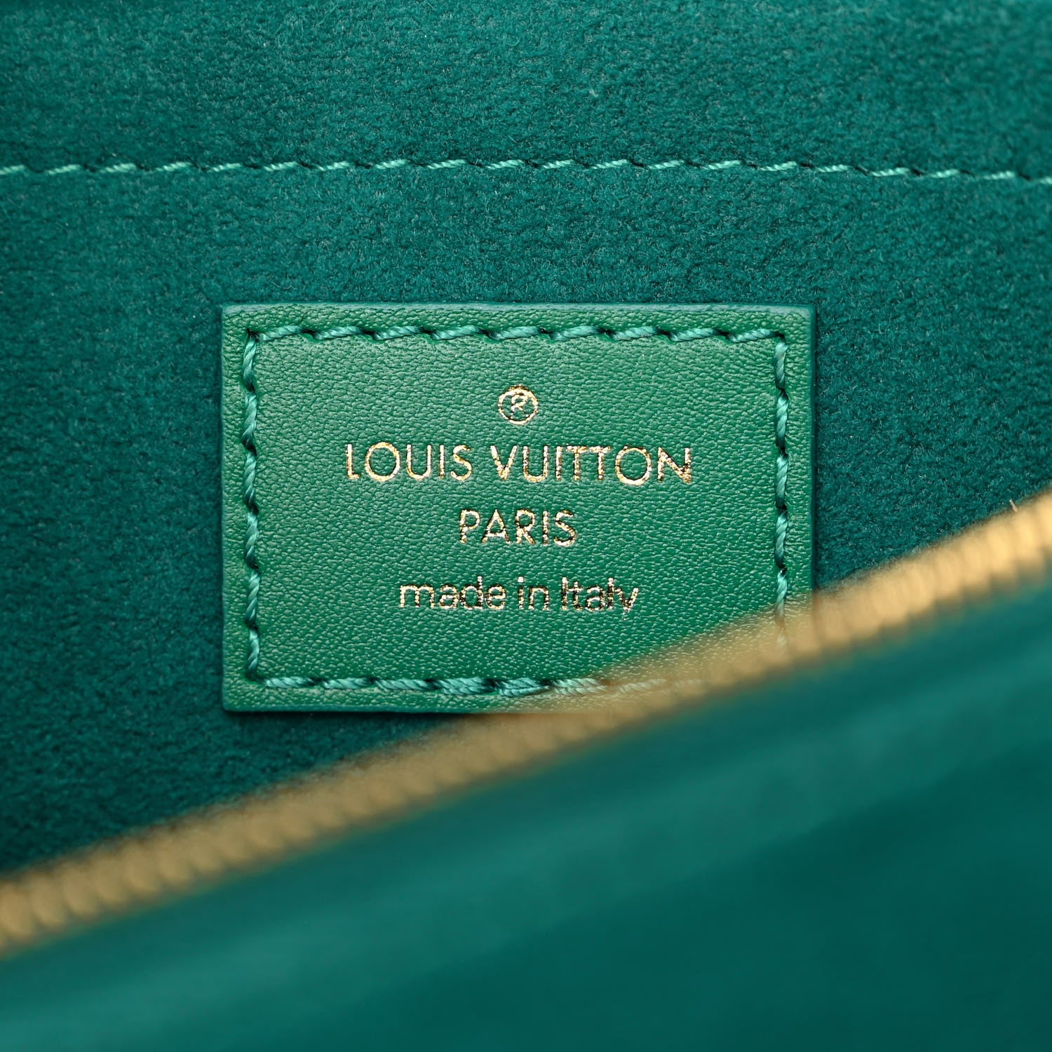Louis Vuitton Calfskin New Wave Chain Bag MM NM Emerald 6 of 13