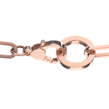 Hermes 18K Rose Gold Diamond Pave Kelly Chaine Choker Necklace 4 of 6