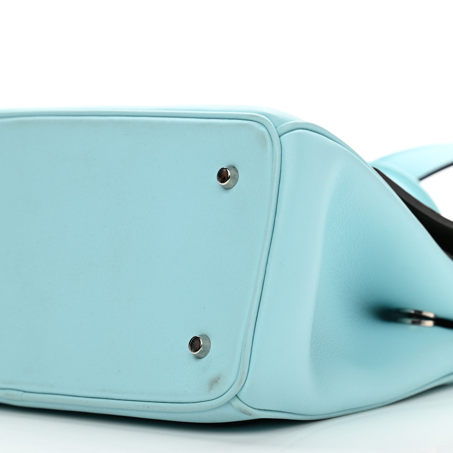 Smooth Calfskin Small Be Dior Flap Blue