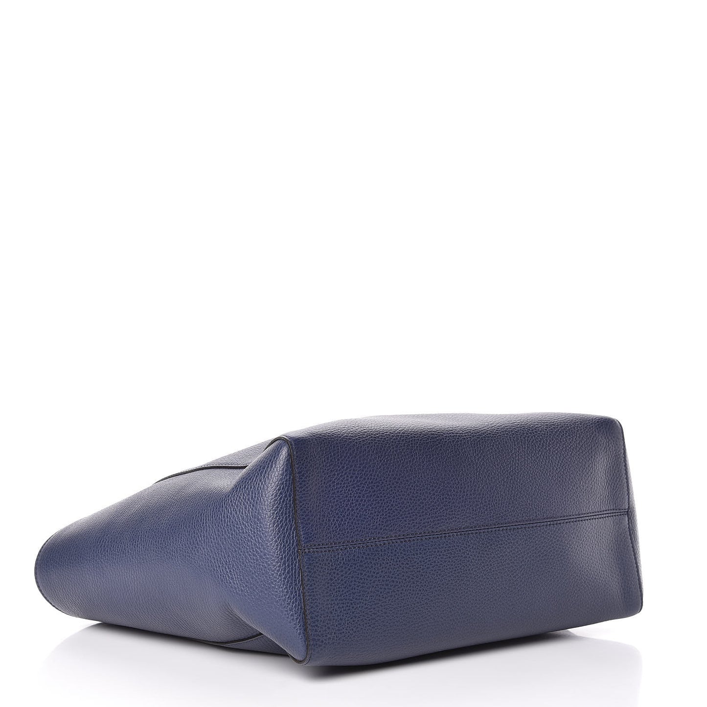 Dollar Calfskin Medium Swing Tote Marine Deep Cobalt