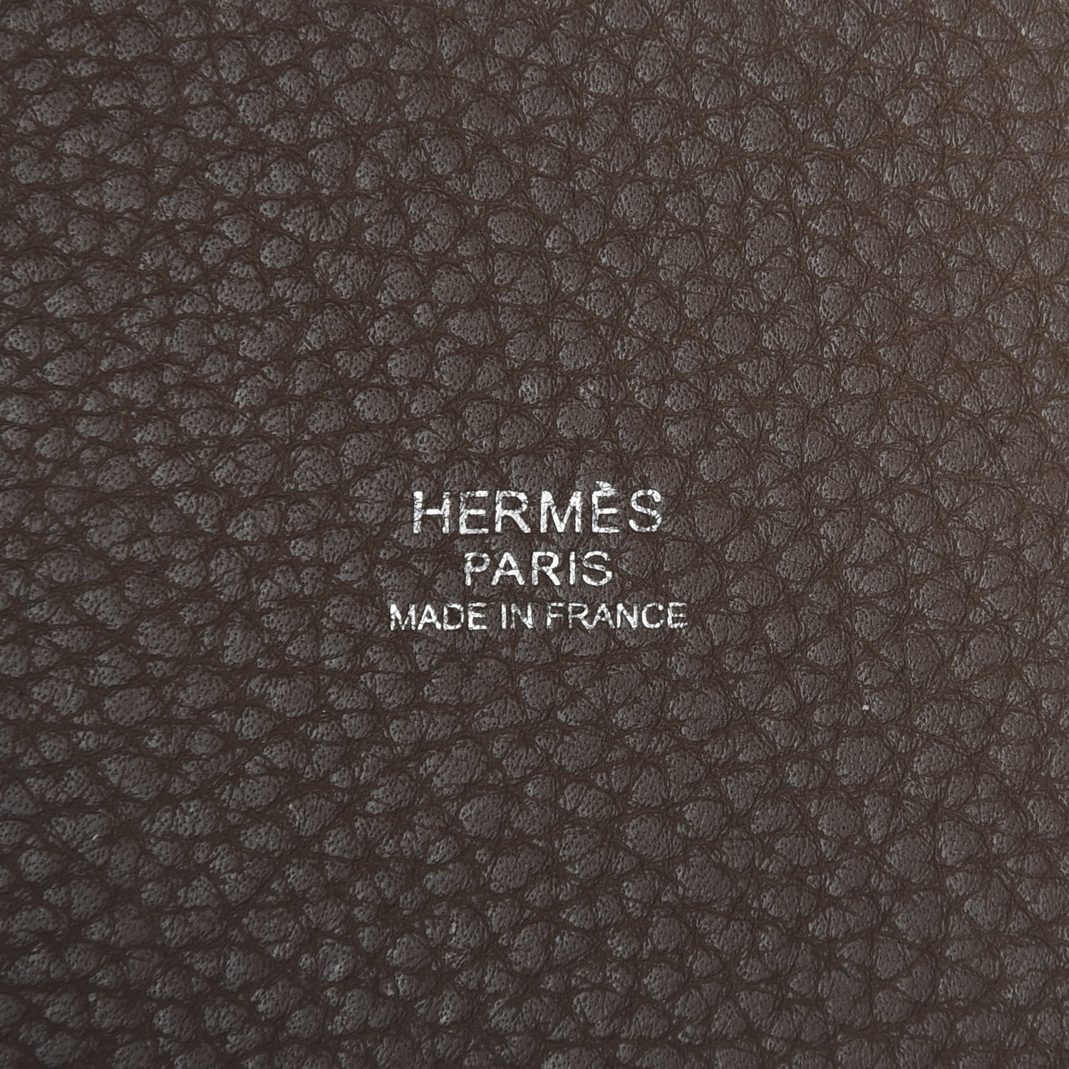 Hermes Taurillon Clemence Picotin 22 MM Etoupe 6 of 9