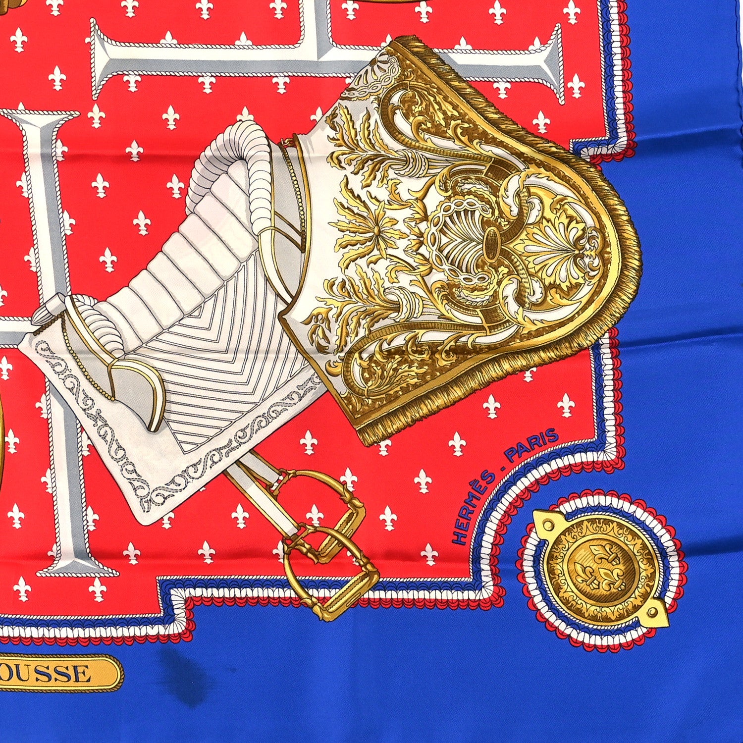 Hermes Silk Selles A Housse Scarf 90 2 of 3