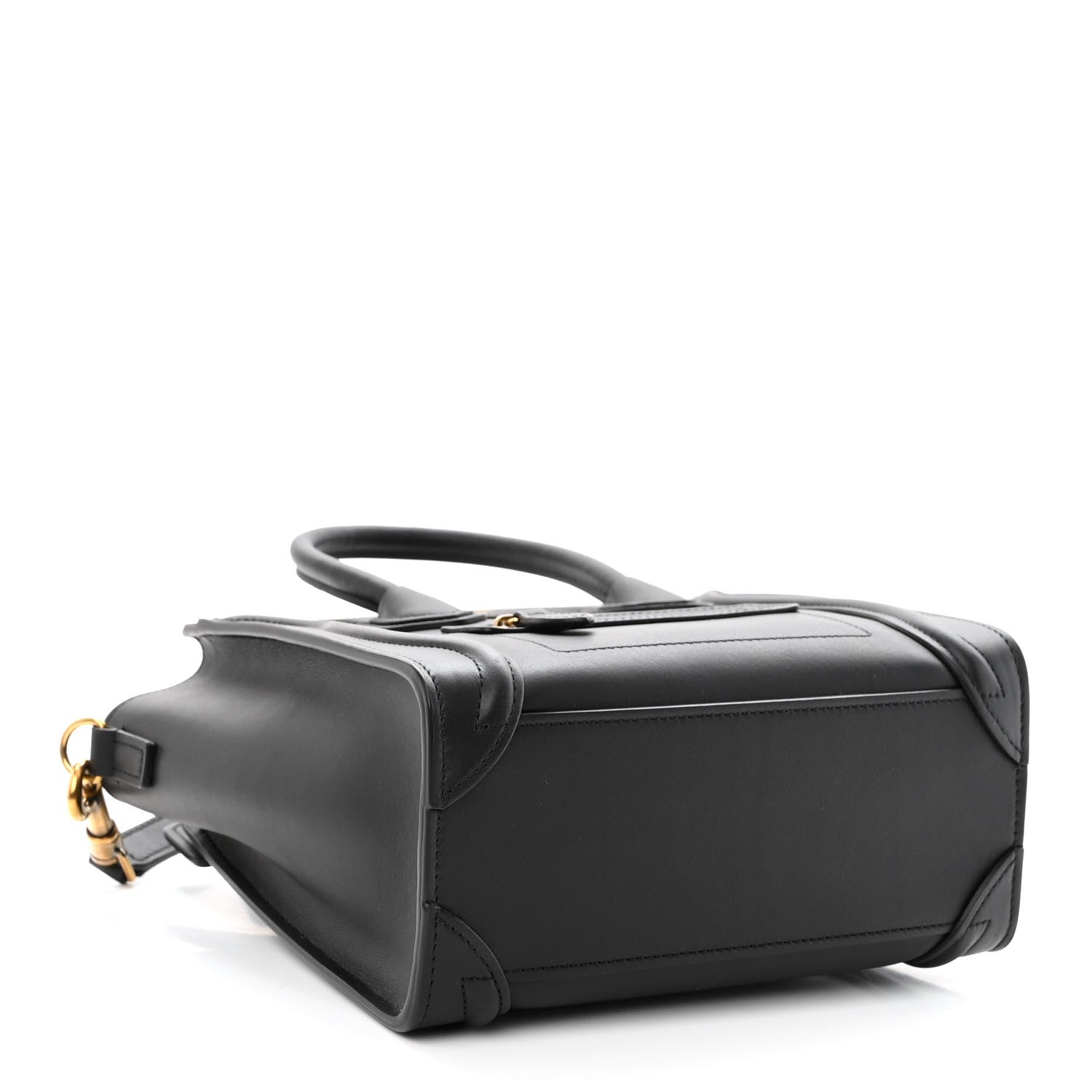 Celine Smooth Calfskin Nano Luggage Black 4 of 10