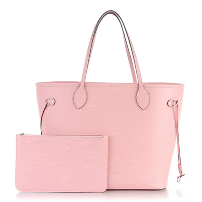Louis Vuitton Epi Neverfull MM Rose Ballerine 1 of 11