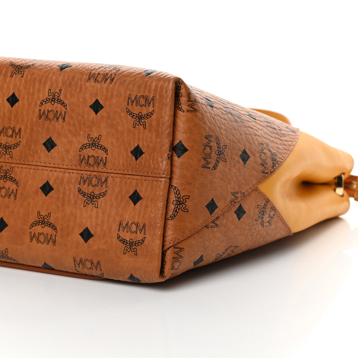 MCM Visetos Medium Klara Hobo Cognac Yellow 11 of 15
