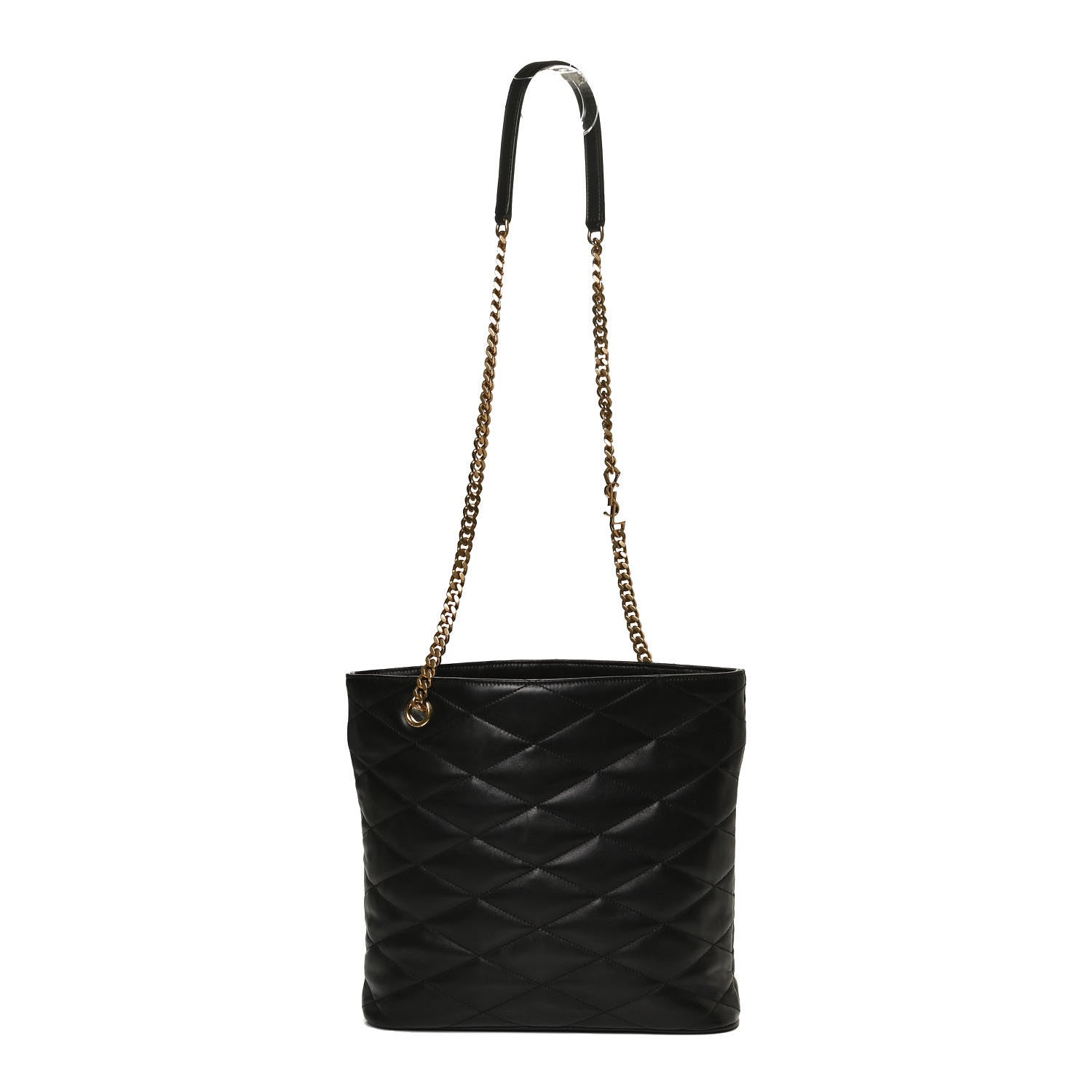 Saint Laurent Lambskin Quilted Lolita Bucket Bag Black 3 of 11