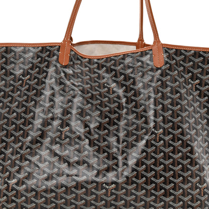 Goyard Goyardine Saint Louis GM Black Gold 8 of 11