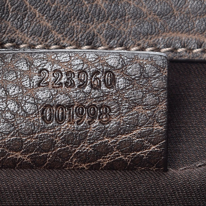 Gucci Guccissima New Pelham Clutch Dark Brown 7 of 8