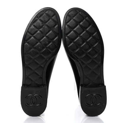 Chanel Rubber Rain Boots 40 Black 5 of 8