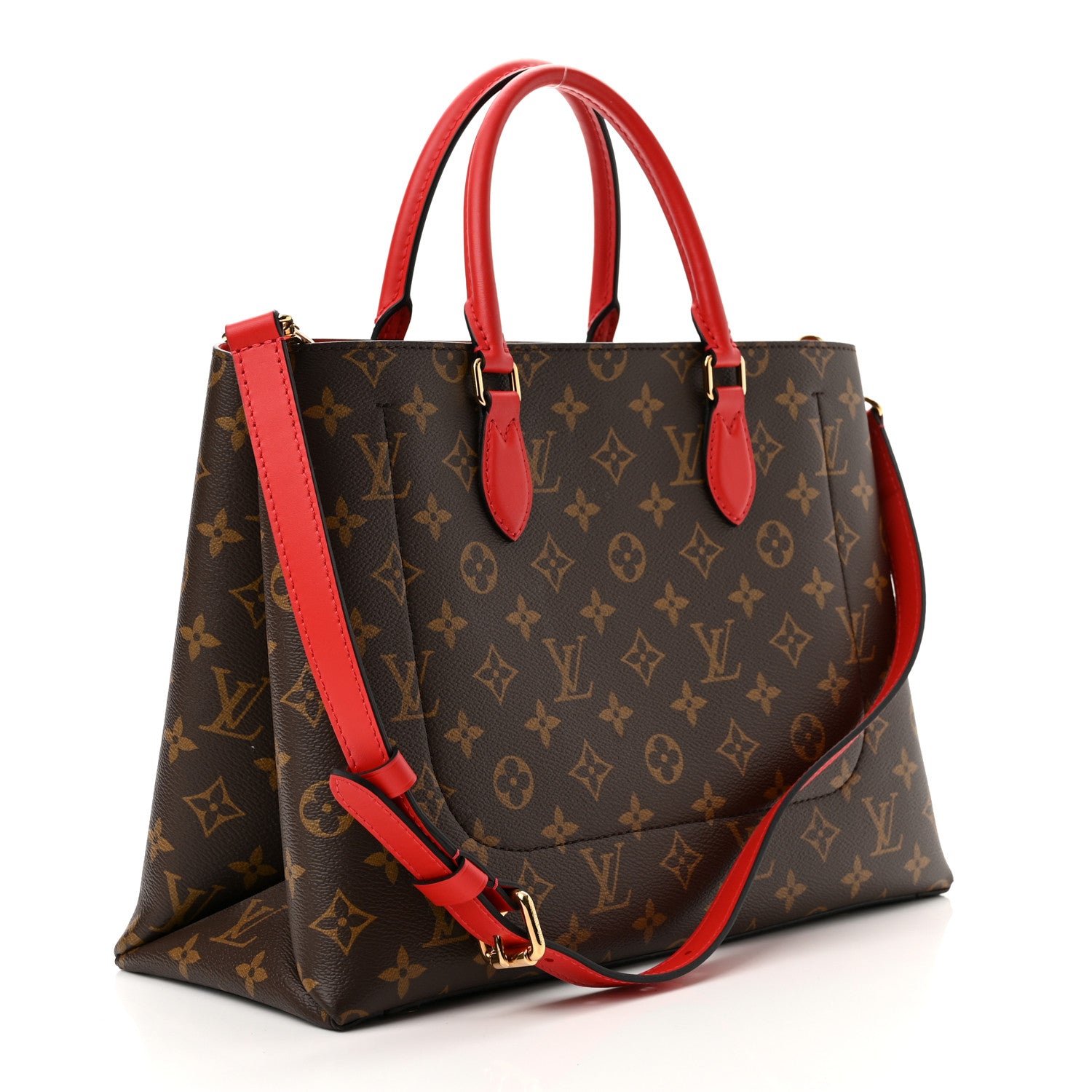 Louis Vuitton Monogram Flower Tote Coquelicot 3 of 9