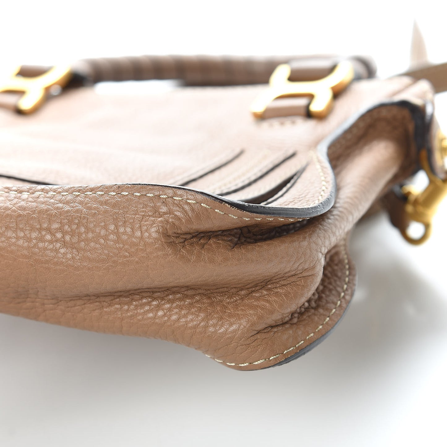 Calfskin Mini Marcie Satchel Nut