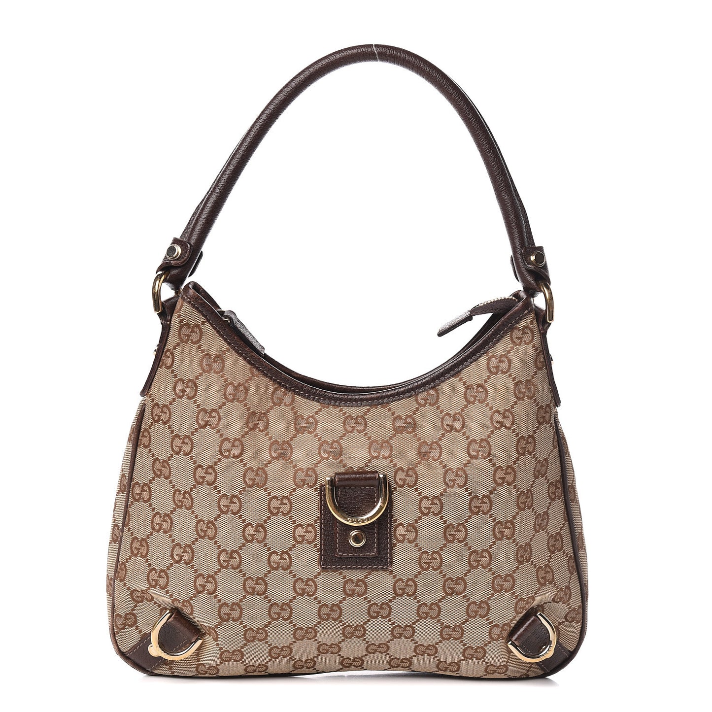 Monogram Medium Abbey D Ring Hobo Brown