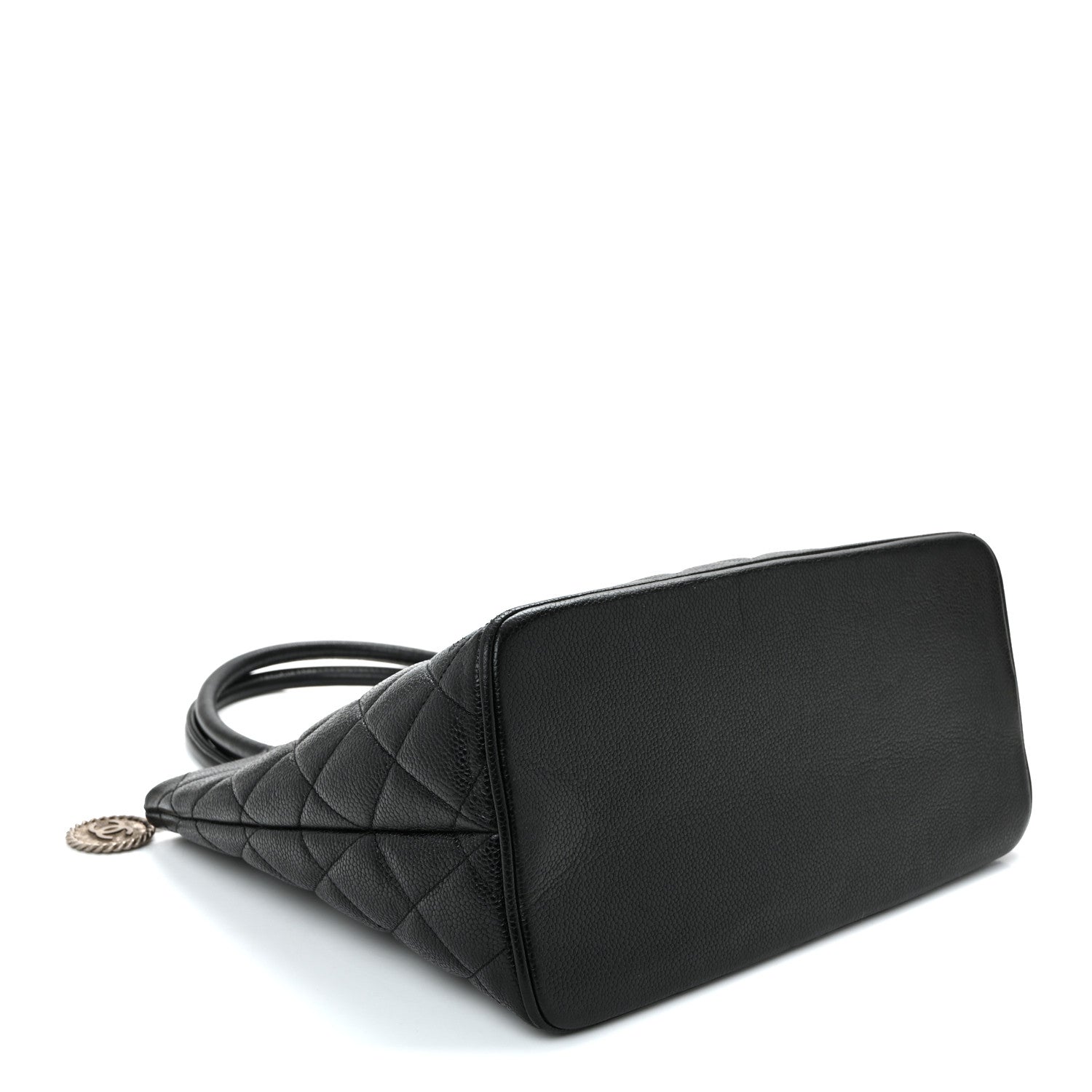 Chanel Caviar Quilted Medallion Tote Black 4 of 9