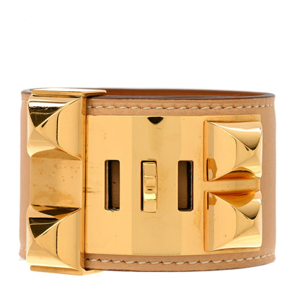 Hermes Swift Collier De Chien CDC Bracelet S Sable 3 of 6