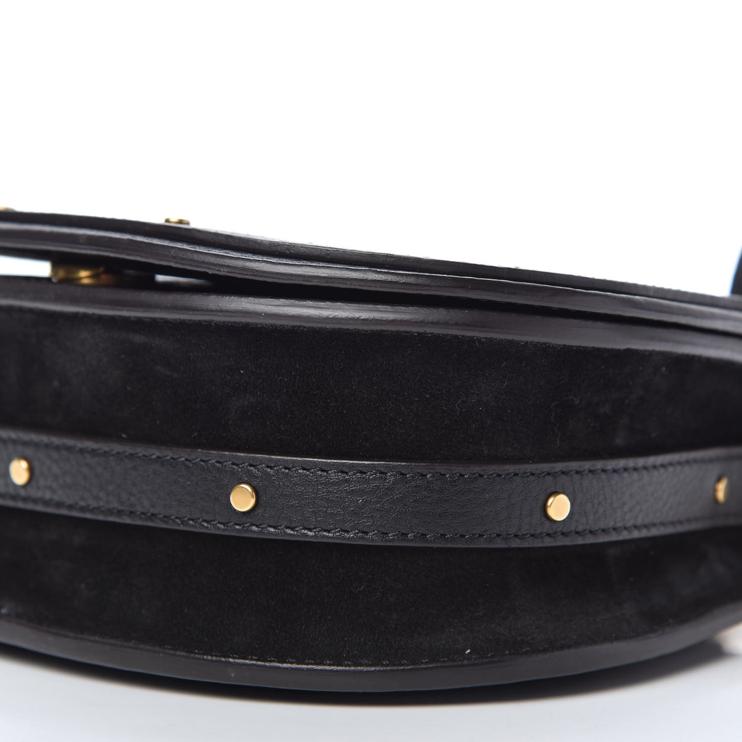 Calfskin Small Nile Bracelet Bag Black