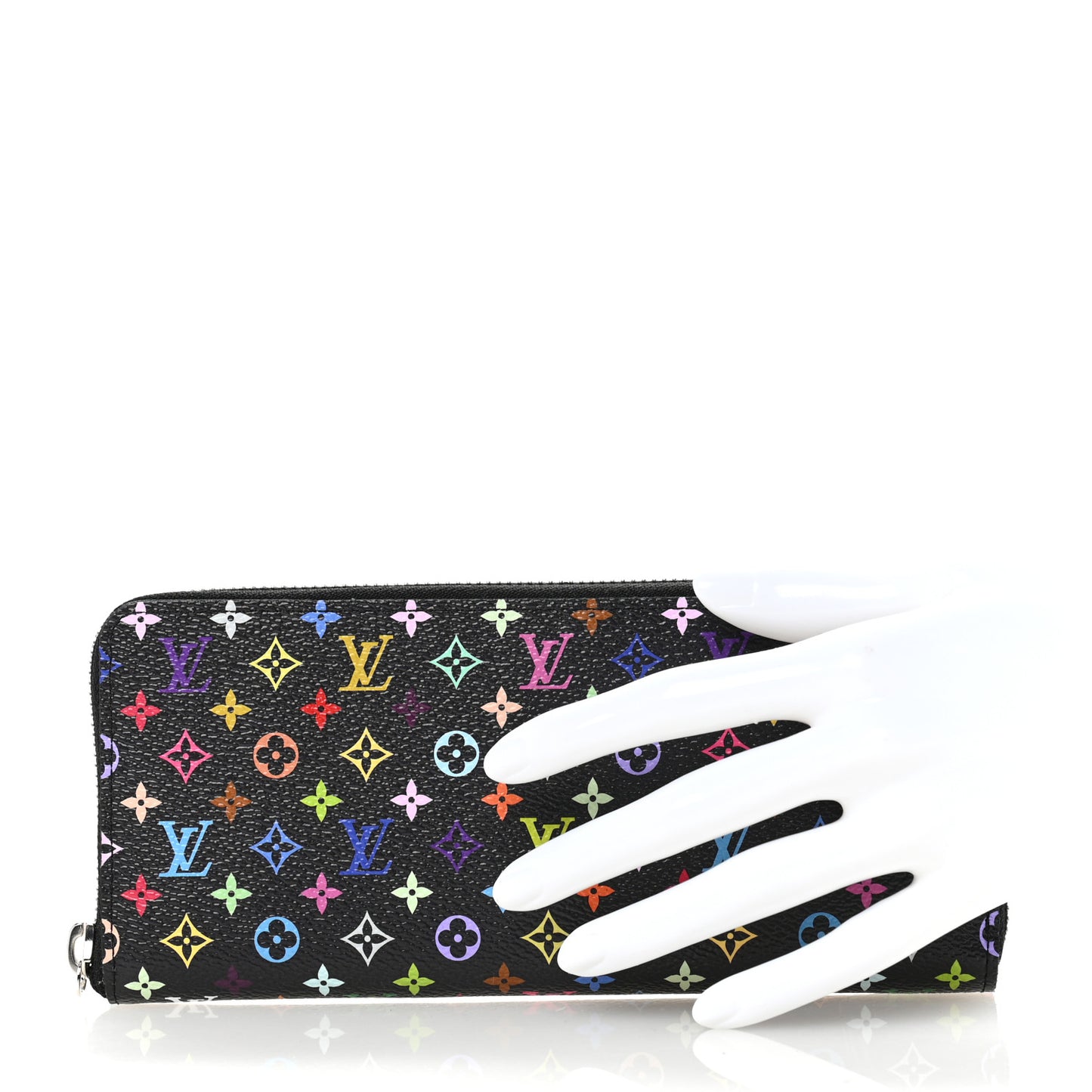 LV X TM Monogram Multicolor Clemence Wallet Black