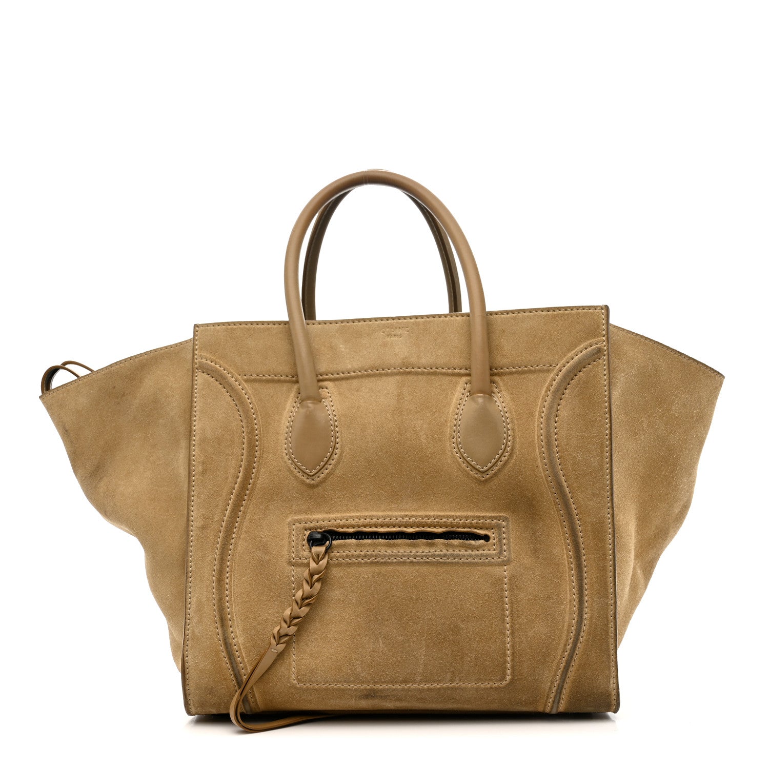 Celine Suede Medium Phantom Luggage Dune 1 of 11