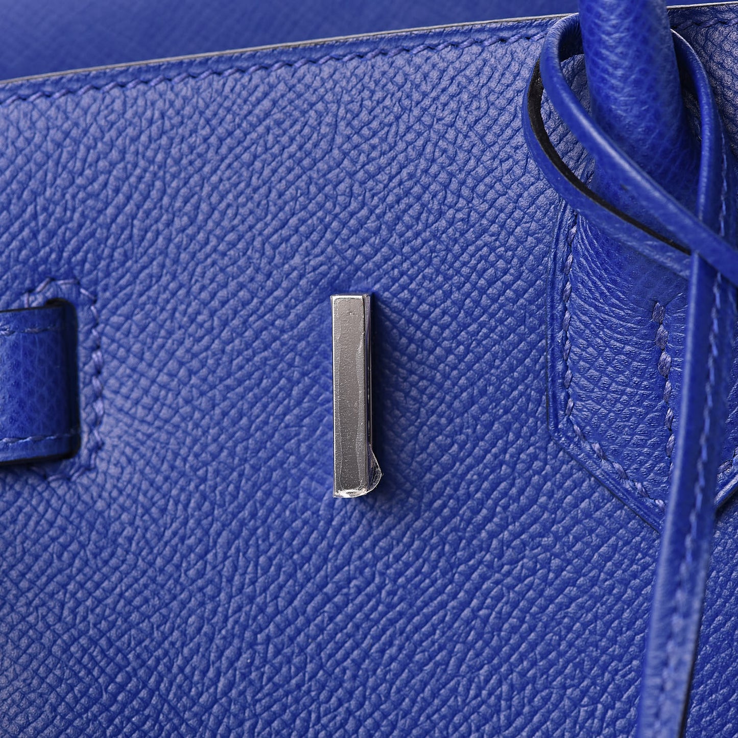 Epsom Birkin 30 Bleu Electrique