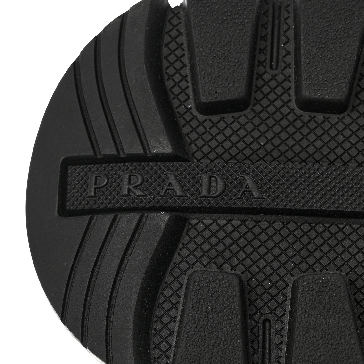 Prada Re-Nylon Piuma Metal Triangle Logo Quilted 45mm Sneakers 41 Black 8 of 9