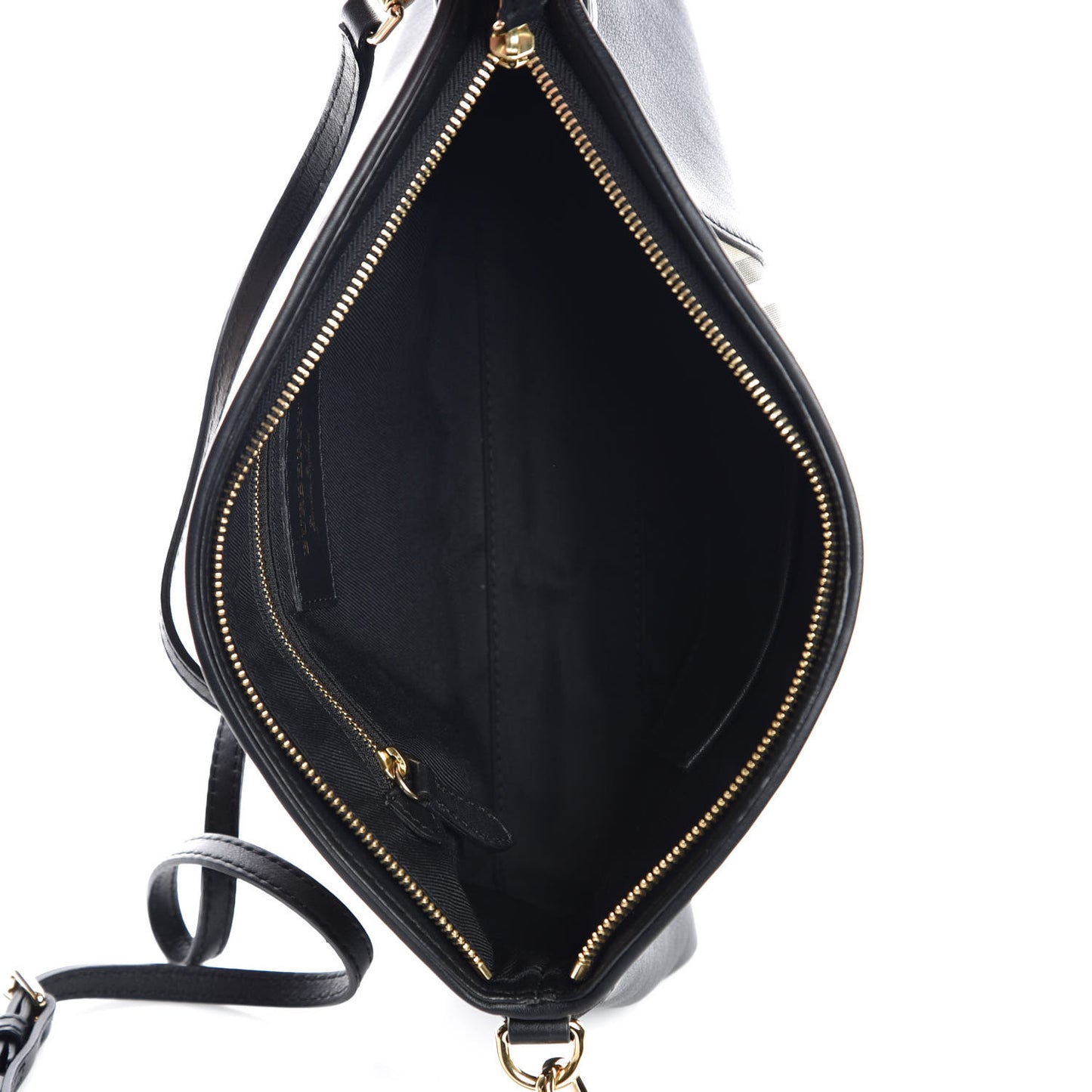 Horseferry Check Small Chichester Crossbody Clutch Bag Black