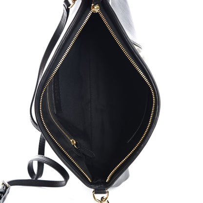 Burberry Horseferry Check Small Chichester Crossbody Clutch Bag Black 5 of 8