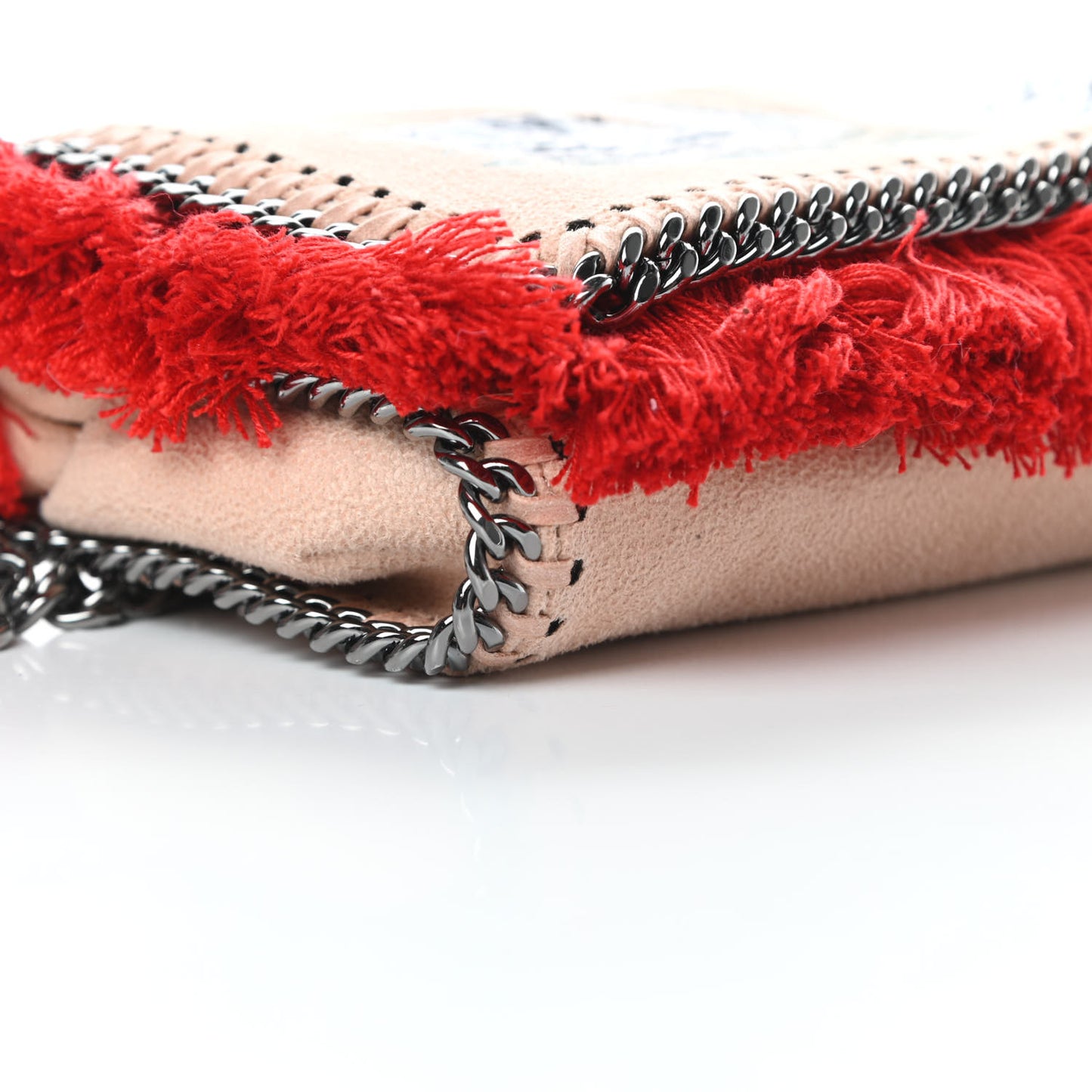Shaggy Deer Swan Embroidered Falabella Crossbody