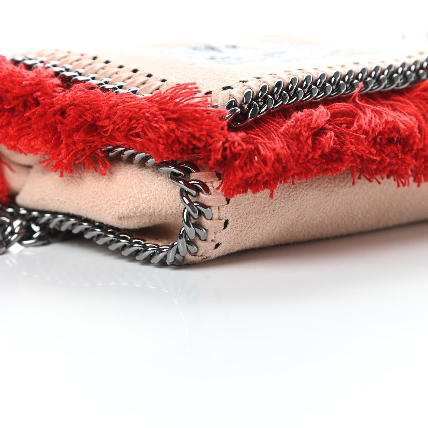 Stella McCartney Shaggy Deer Swan Embroidered Falabella Crossbody 9 of 13