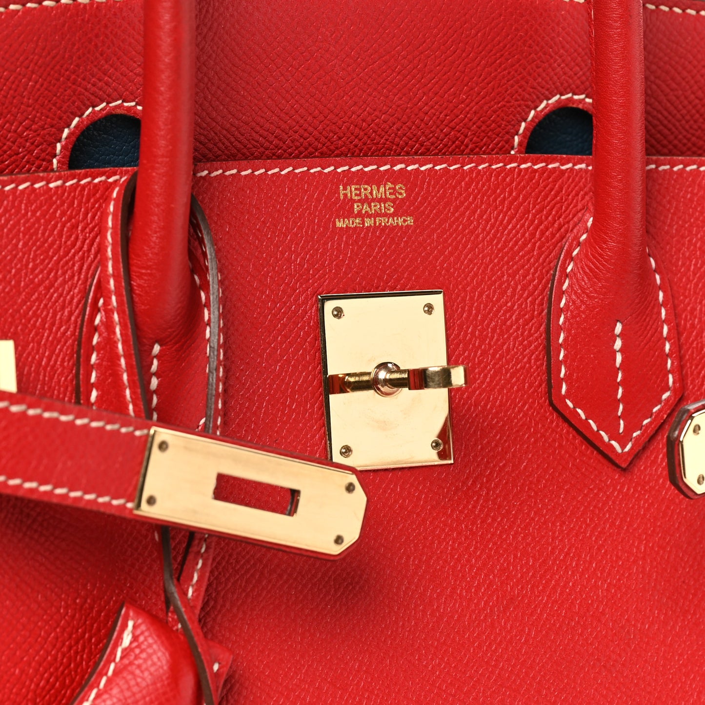 Epsom Candy Birkin 30 Rouge Casaque Bleu Thalassa