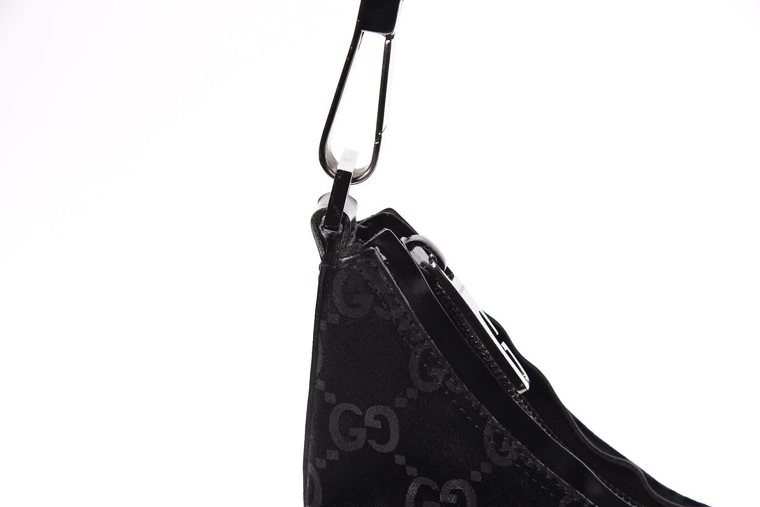 Gucci Suede Guccissima Small Hobo Black 9 of 12