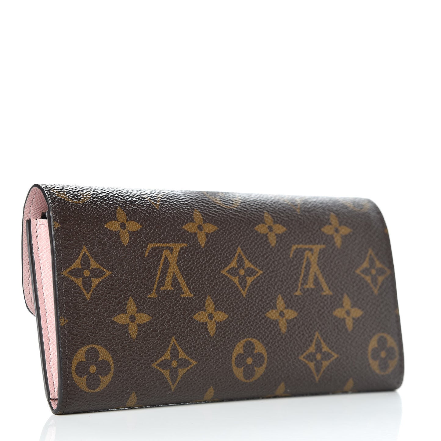 Monogram Emilie Wallet Rose Ballerine