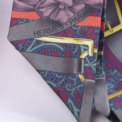 Hermes Silk Grand Manege Twilly 2 of 4