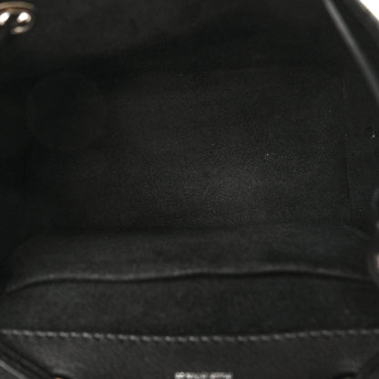 Louis Vuitton Calfskin Flower Lockme Mini Backpack Black Multicolor 5 of 6