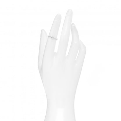 Tiffany Platinum Diamond Elsa Peretti Single-Row Wave Ring 49 4.75 2 of 5