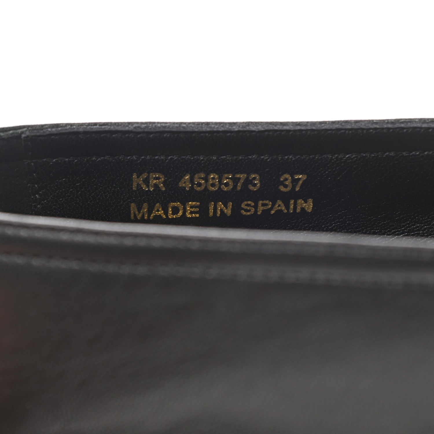 Saint Laurent Lambskin Monogram Espadrilles 37 Black 8 of 10