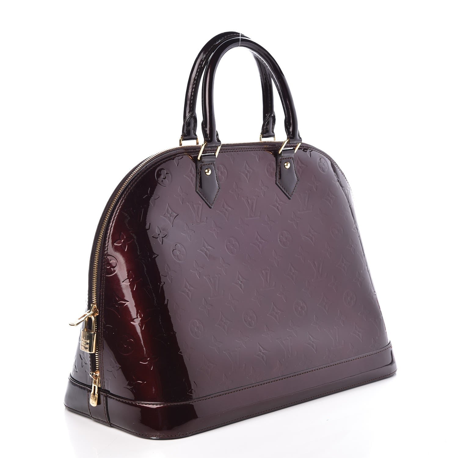 Louis Vuitton Vernis Alma GM Amarante 3 of 7