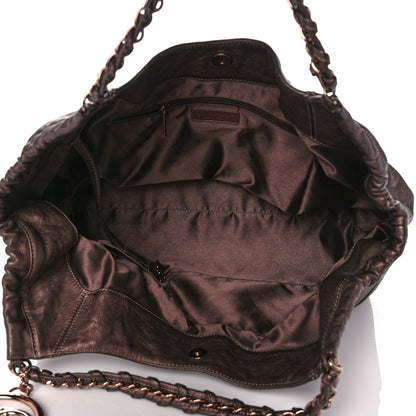 Chanel Metallic Calfskin Baby Coco Cabas Bronze 5 of 10