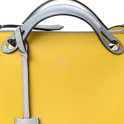 Fendi Vitello Dolce 4 Color Medium By The Way Boston Bag Yellow Multicolor 10 of 10