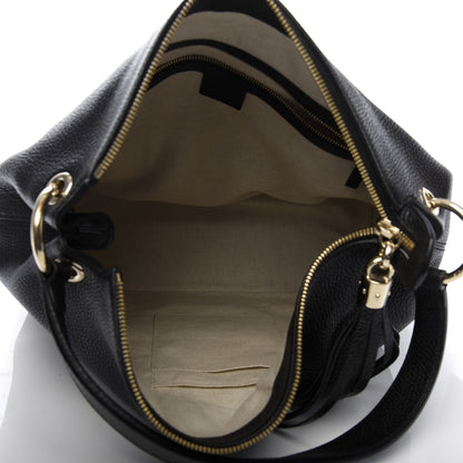 Gucci Pebbled Calfskin Large Soho Hobo Black 5 of 9