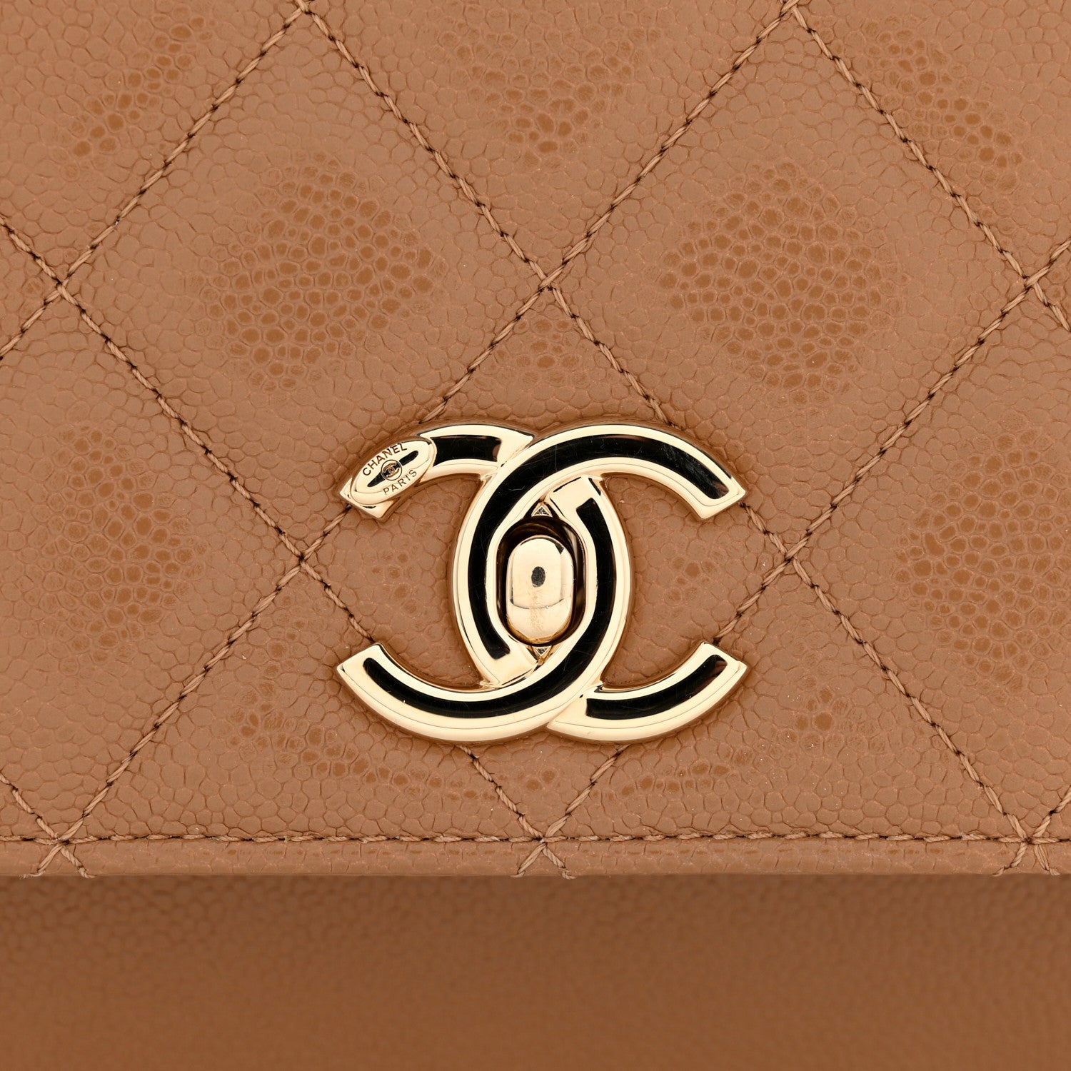Chanel Caviar Quilted Medium Business Affinity Flap Beige 12 of 13