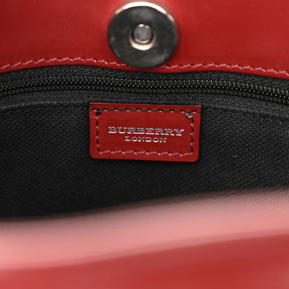 Burberry Haymarket Check Shoulder Bag Red 6 of 15