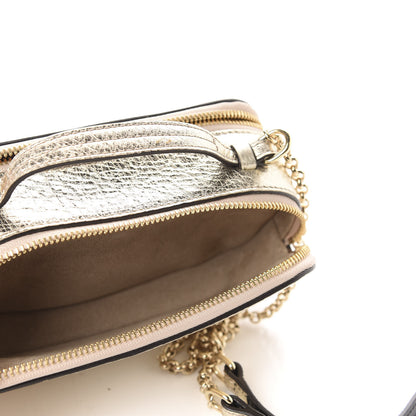 Chloe Metallic Calfskin Lambskin Mini C Vanity Bag Gold 5 of 12
