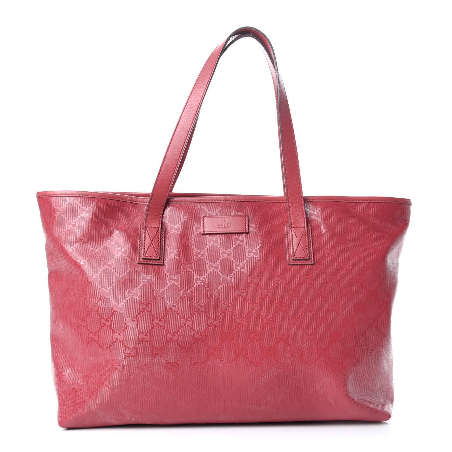 Gucci Imprime Monogram Medium Zippered Shopping Tote Rose Blush 1 of 9