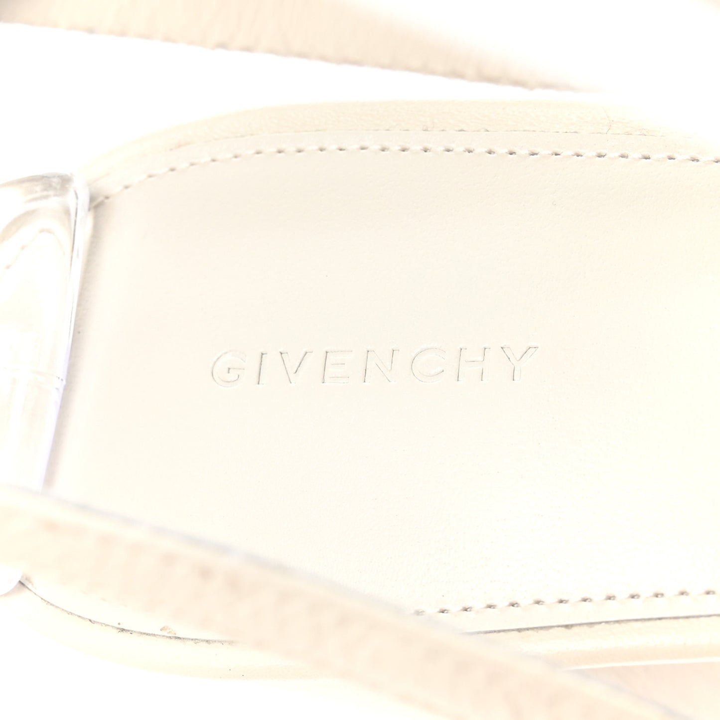 Calfskin Voyou Sandals 40 Ivory