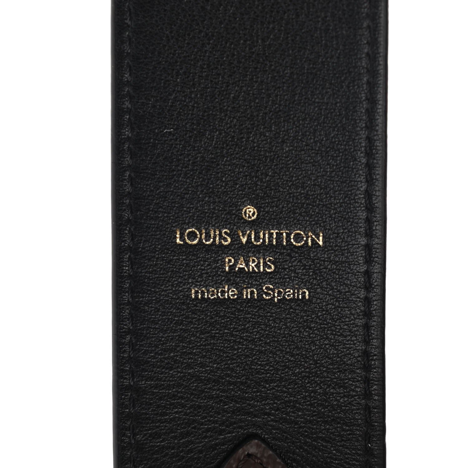 Louis Vuitton Monogram Bandouliere Shoulder Strap Black 3 of 3