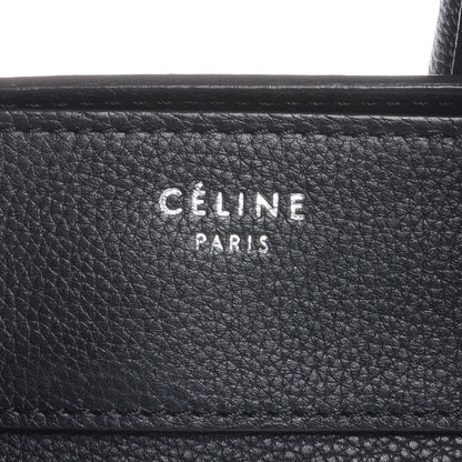 Celine Drummed Mini Luggage Black 6 of 9