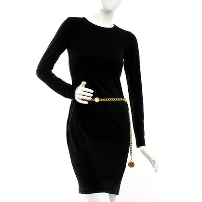 Chanel Metal Chain CC Medallion Belt Gold 2 of 8