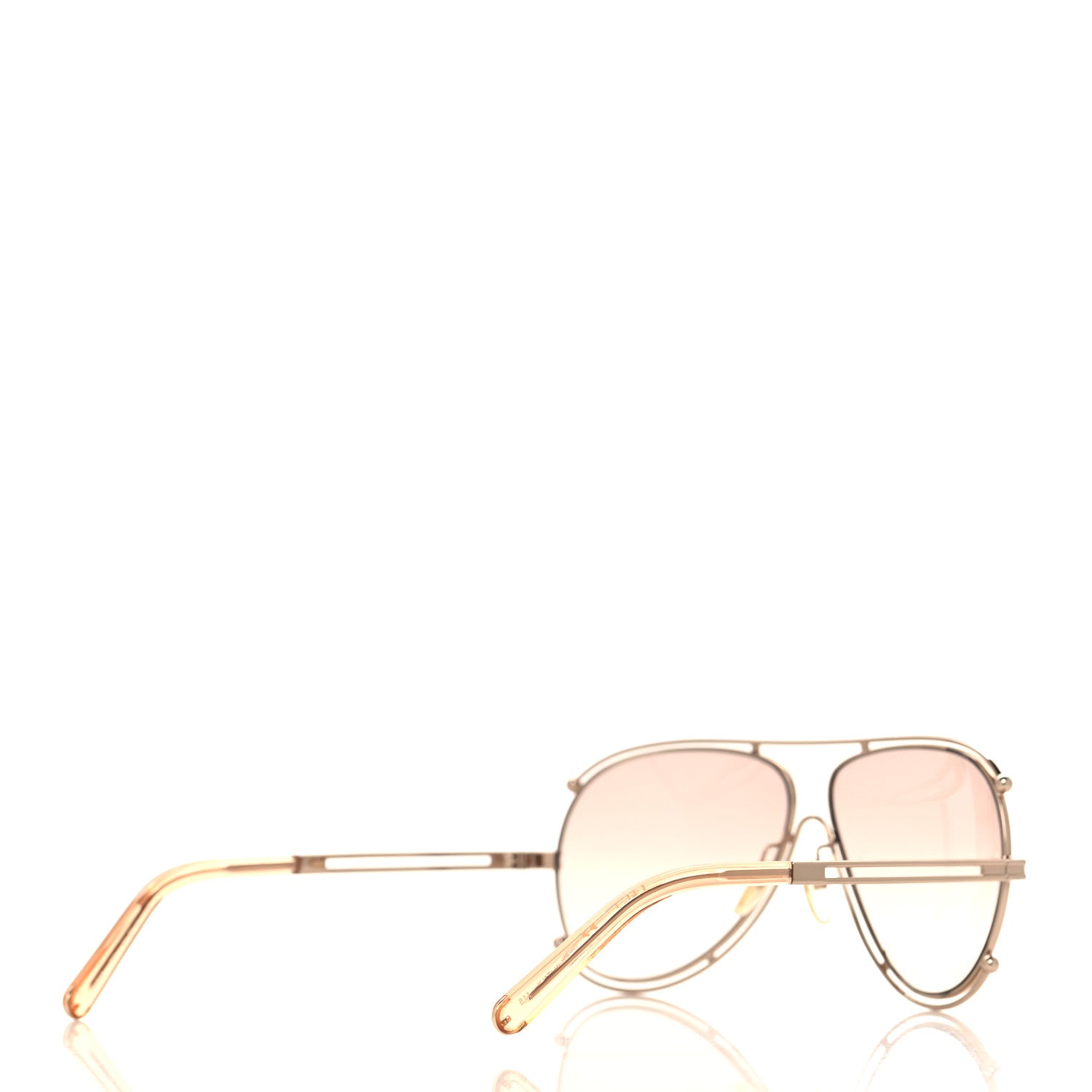 Chloe Aviator Sunglasses CE121S Gold 4 of 7