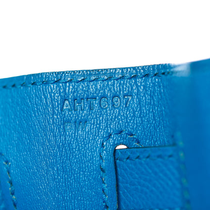 Hermes Epsom Kelly Sellier 32 Bleu Zanzibar 11 of 36