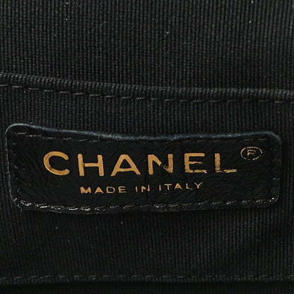 Chanel Glazed Aged Calfskin Quilted Small Duma Drawstring Backpack Black 6 of 11
