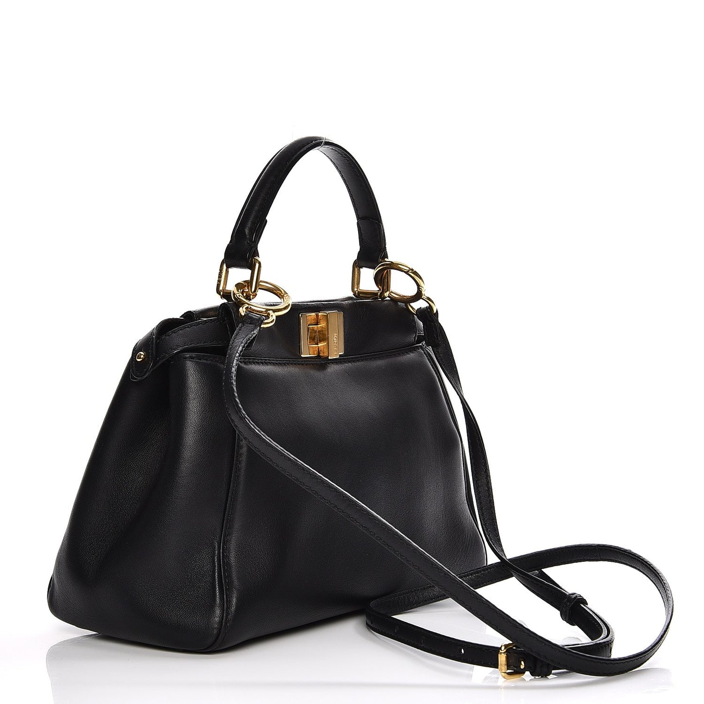 Nappa Mini Peekaboo Iconic Satchel Black